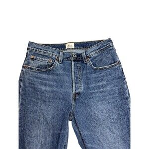 Levis Original 501 Jeans Mens 30x30 Blue  Straight Leg Button Fly Durable Denim